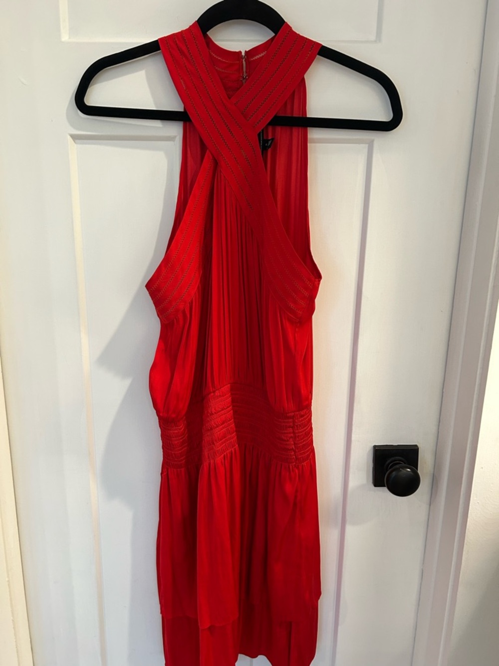 WHBM Red Halter Dress